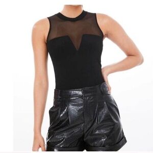 Generation Love Mesh Top Sleeveless Black size Small